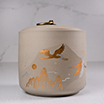 Grey Clay Pot Tea Container