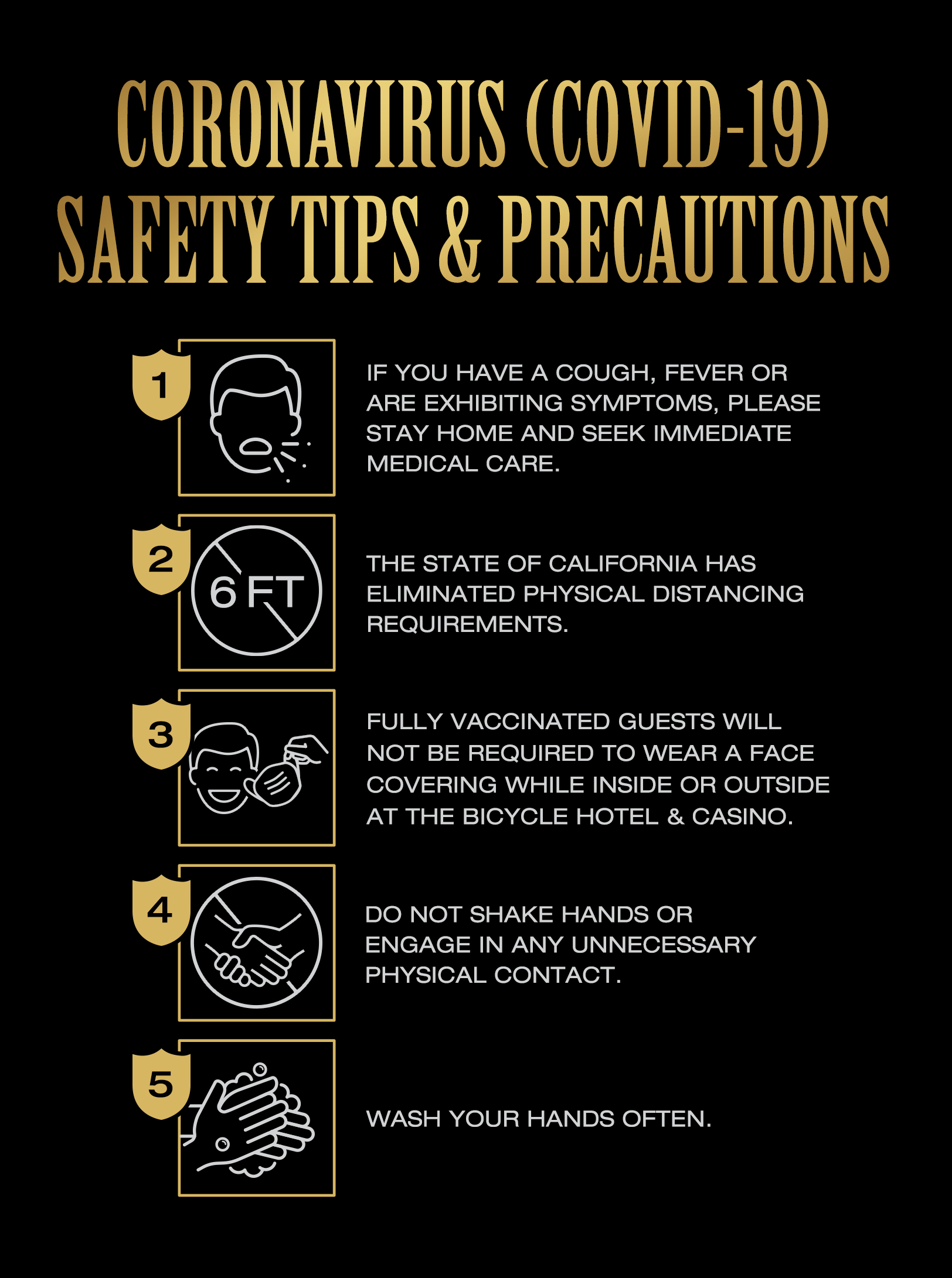 CORONAVIRUS (COVID-19) SAFETY TIPS & PRECAUTIONS