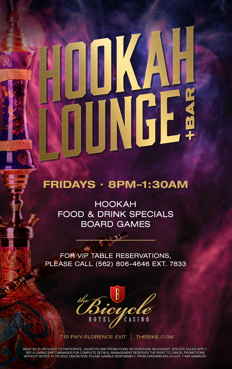 Hookah Lounge - The Bicycle Hotel & Casino
