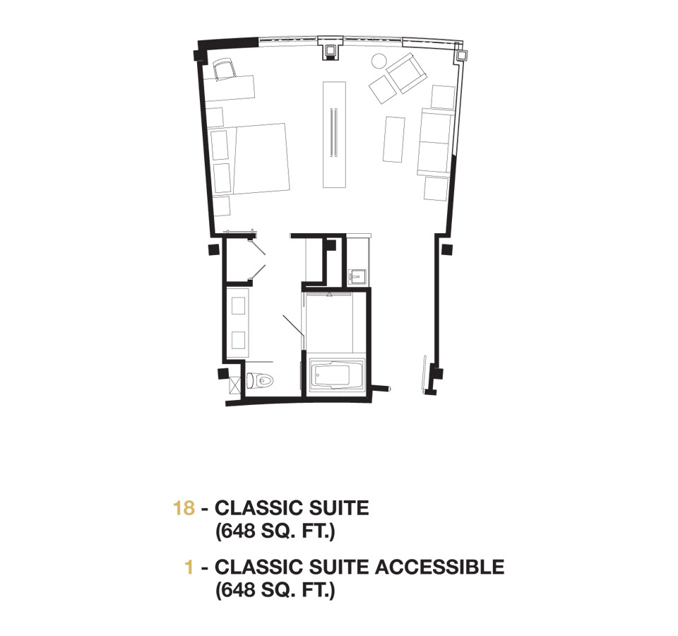 Classic Suite floor plan